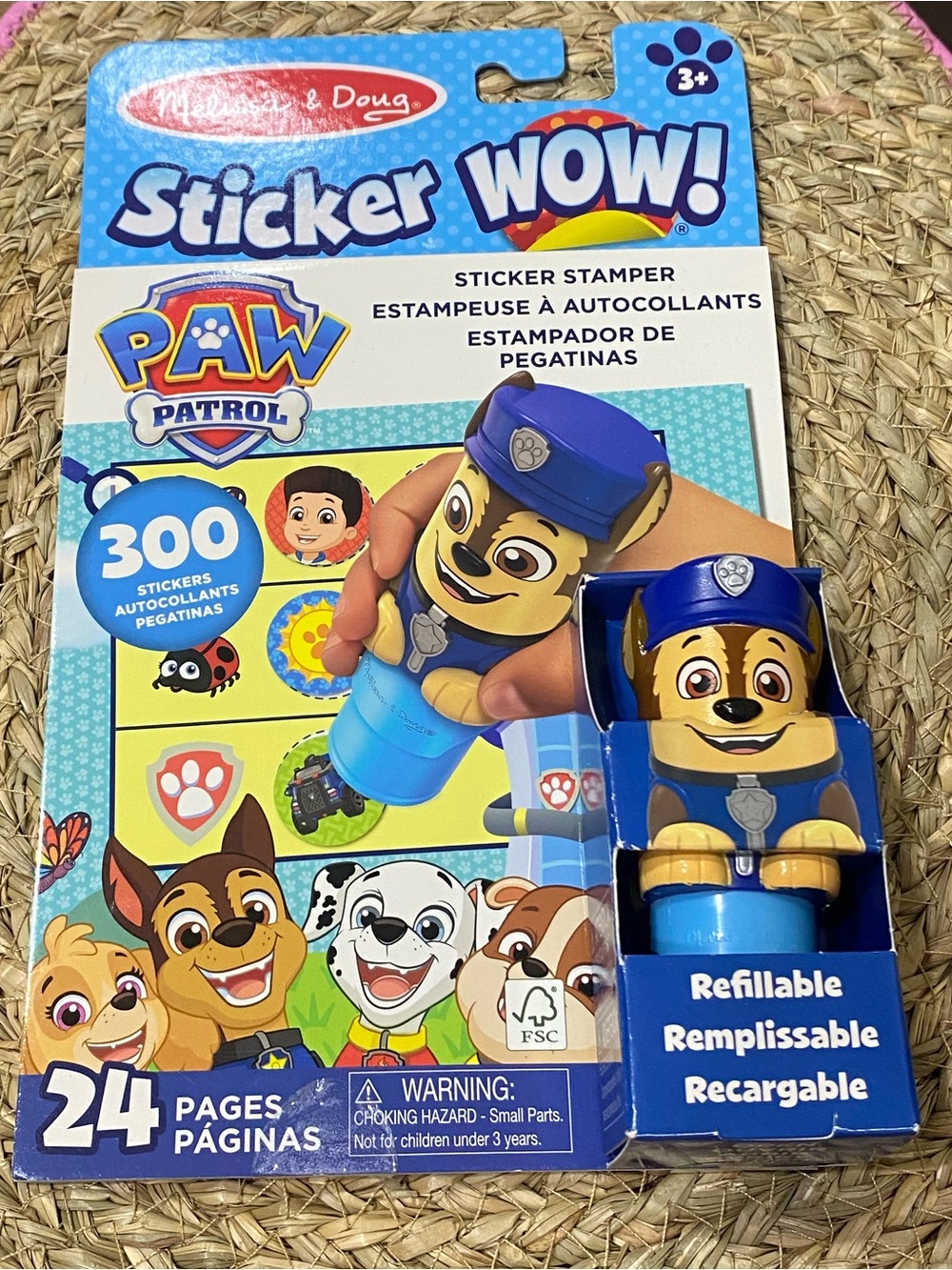 New Melissa & Doug Sticker WOW! PAW Patrol Chase